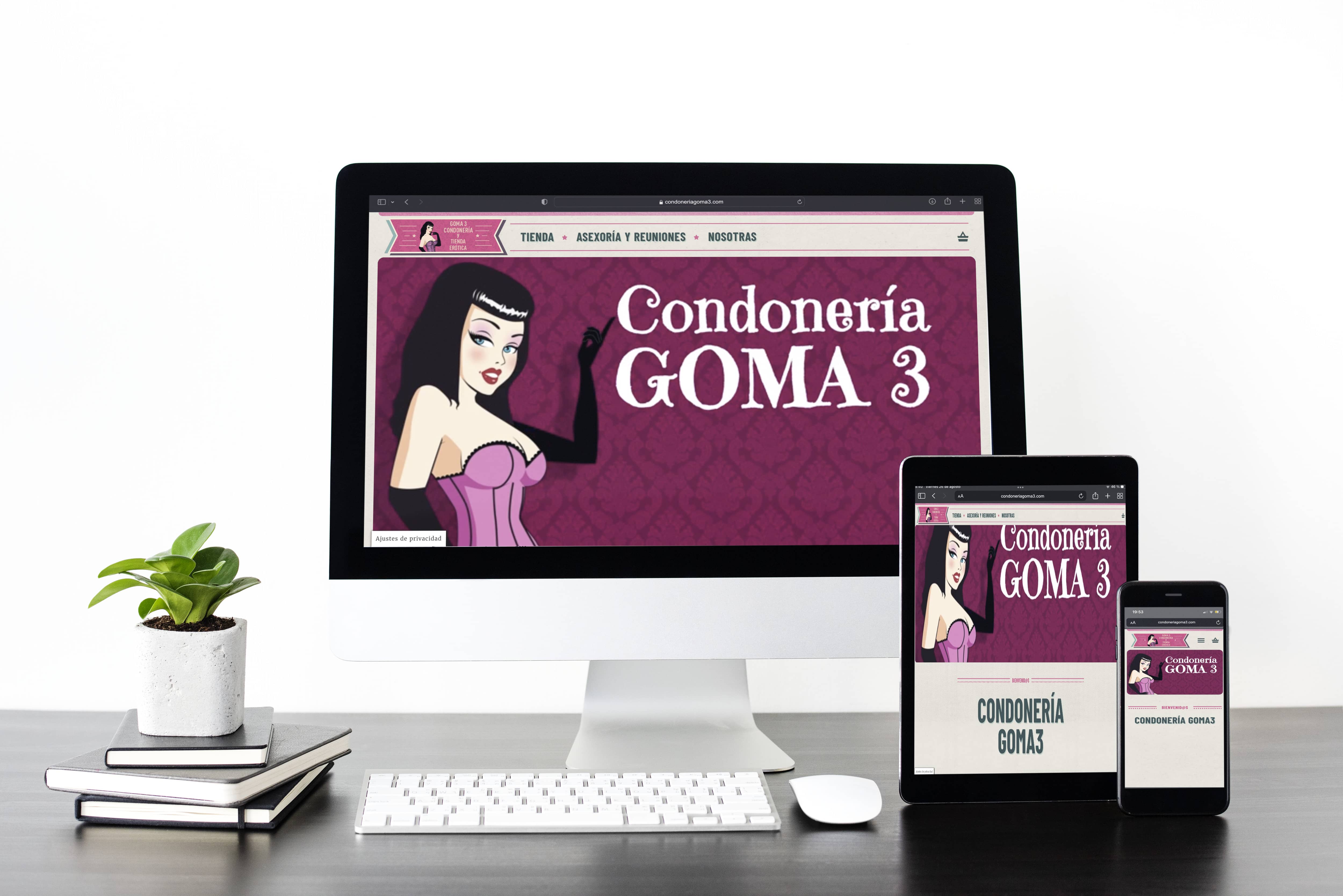 Imagen Condonería Goma3 Portfolio